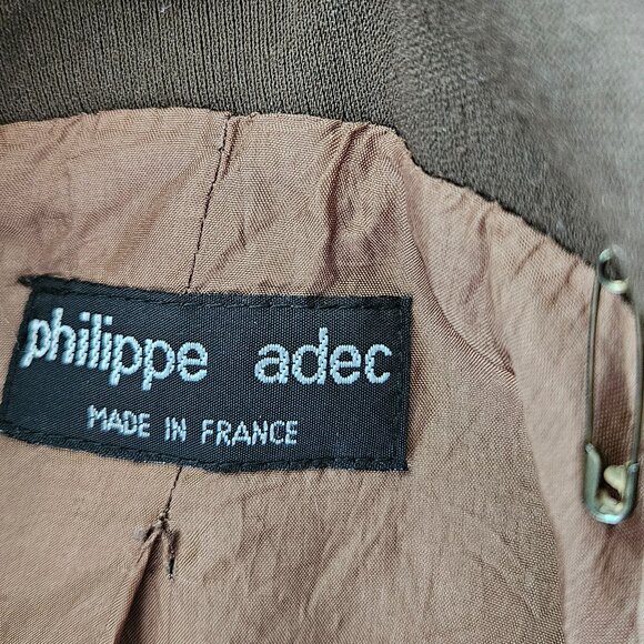 Vintage Philippe Adec Paris Double-Breasted Blazer - Made in France - Picture 2 of 5